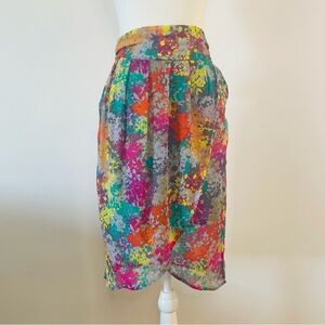 Sheer Tulip Skirt Abstract Multicolor Mossimo Supply Co. Women’s Medium